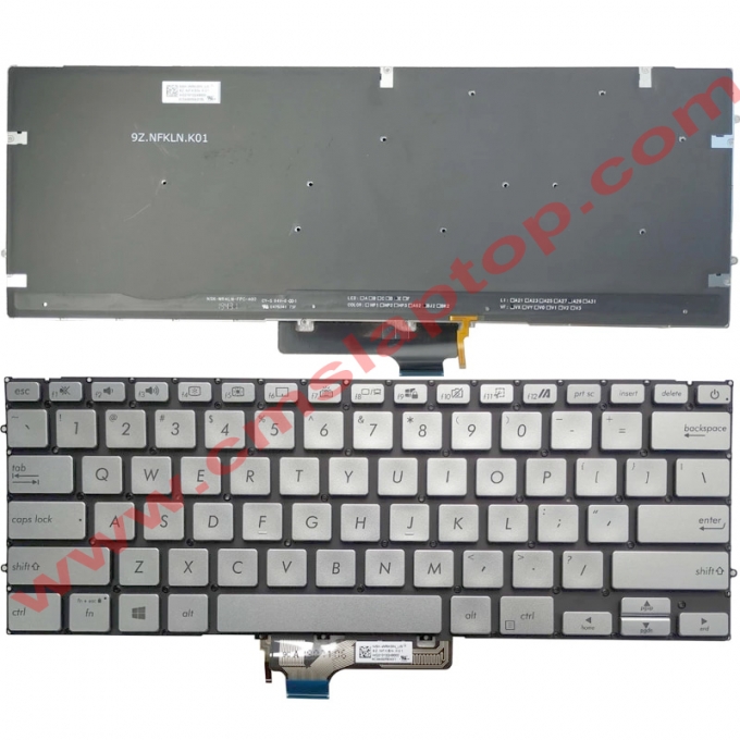 Keyboard Asus Zenbook 14 UX431 backlight Keyboard Asus Zenbook 14 UX431 backlight